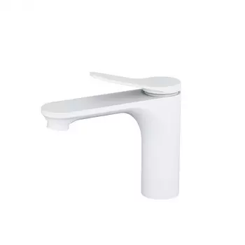 Смеситель для раковины WONZON & WOGHAND WW-A40482-MW белый