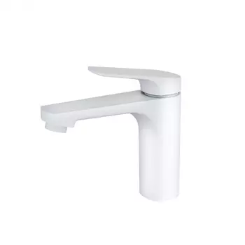 Смеситель для раковины WONZON & WOGHAND WW-A40492-MW белый