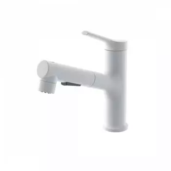 Смеситель для раковины WONZON & WOGHAND WW-A40862-MW белый