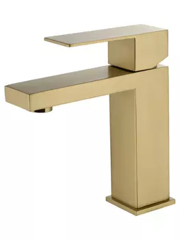 Смеситель для раковины WONZON & WOGHAND WW-A40982-BG золото