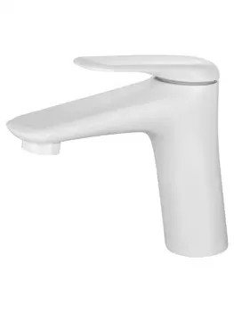 Смеситель для раковины WONZON & WOGHAND WW-A41222-MW белый