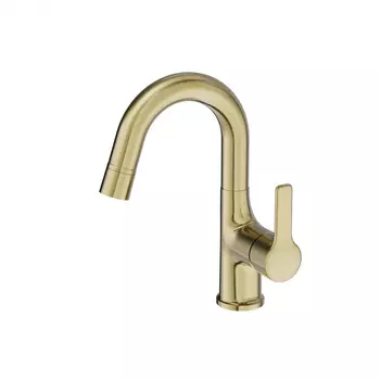 Смеситель для раковины WONZON & WOGHAND WW-FE01L212-BG золото
