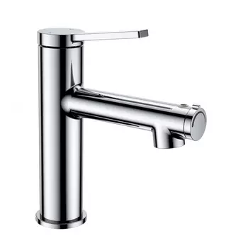 Смеситель для раковины WONZON & WOGHAND WW-H1017-CR с функцией полоскания, хром