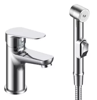 Смеситель для рвковины Esko Kazan KZ27H с гигиеническим душем, хром