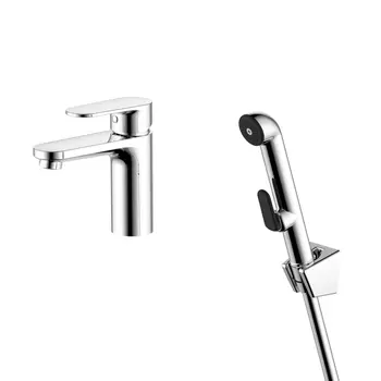 Смеситель для унитаза Aquatek Ника AQ1812CR с гигиеническим душем, хром