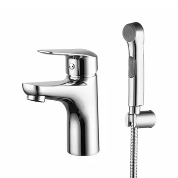 Смеситель для раковины с гигиеническим душем Iddis Torr TORSB00i08 хром