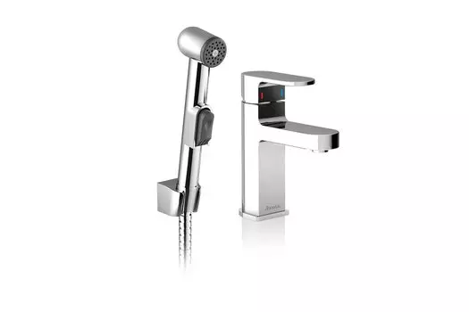 Смеситель для раковины с гигиеническим душем Ravak Chrome CR 112.00
