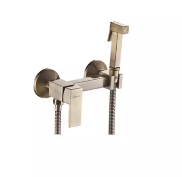 Смеситель для унитаза с гигиеническим душем Shevanik S137Q бронза
