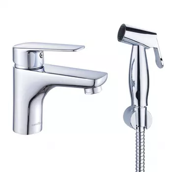 Смеситель для раковины с гигиеническим душем Swedbe Mars 1760