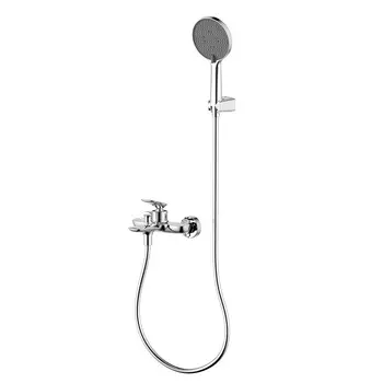 Смеситель для ванны AQUAme Como AQM6512CR с душевой лейкой, хром