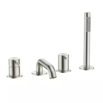 Смеситель для ванны AQUAme Siena AQM6219BN никель шлифованный