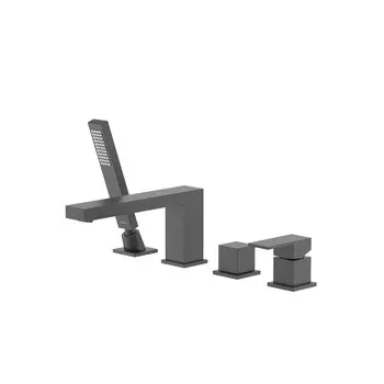 Смеситель для ванны Aquatek Либра AQ1648MB черный матовый