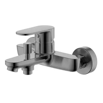 Смеситель для ванны Aquatek Ника AQ1840BGM оружейная сталь