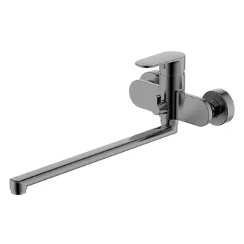 Смеситель для ванны Aquatek Ника AQ1842BGM оружейная сталь