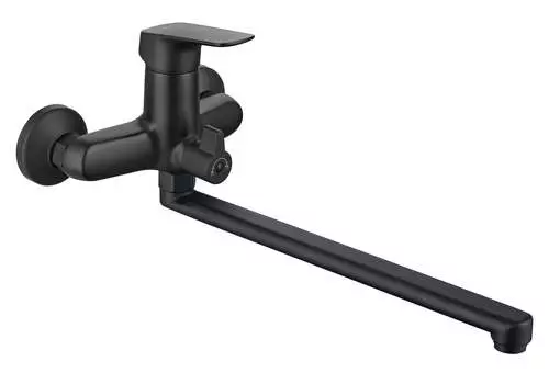 Смеситель для ванны Aquatek Вега AQ1042MB черный матовый