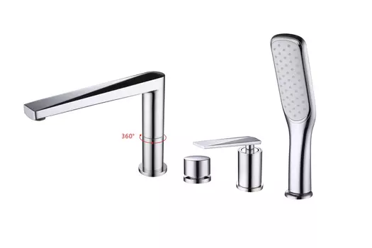 Смеситель для ванны Boheme Venturo 370 хром