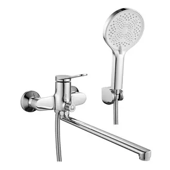 Смеситель для ванны c душем Shevanik S6222 хром