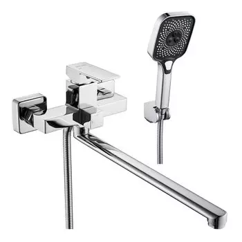 Смеситель для ванны c душем Shevanik S9622 хром