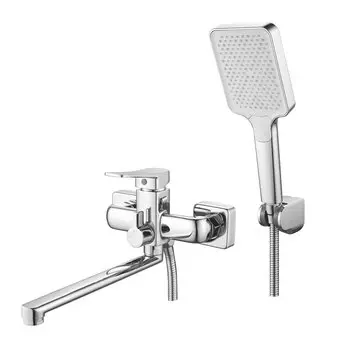 Смеситель для ванны c душем Shevanik S9902 хром