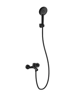 Смеситель для ванны c душем WONZON & WOGHAND WW-4530-MB черный