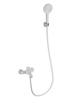 Смеситель для ванны c душем WONZON & WOGHAND ALFA WW-AE3204-MW белый