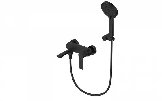 Смеситель для ванны c душем WONZON & WOGHAND BRILLIANT WW-88037079-MB черный