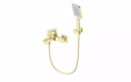 Смеситель для ванны c душем WONZON & WOGHAND FLEX WW-88037072-BG золото