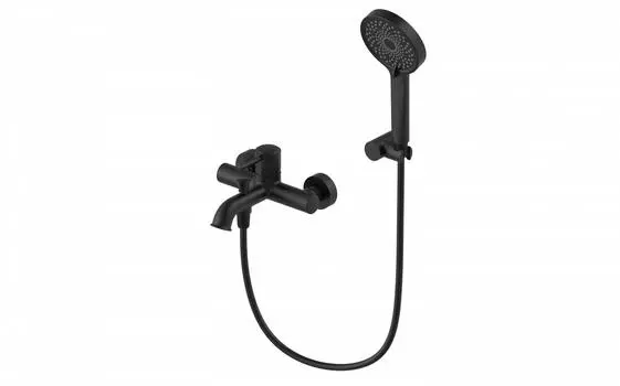 Смеситель для ванны c душем WONZON & WOGHAND TOR WW-88037073-MB черный