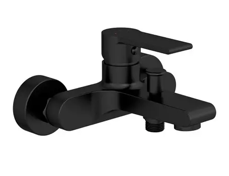 Смеситель для ванны Cersanit Brasko Black 63108 черный матовый