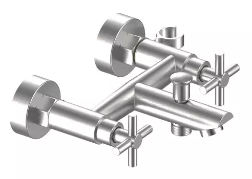 Смеситель для ванны Esko Astana AA54 нержавеющая сталь