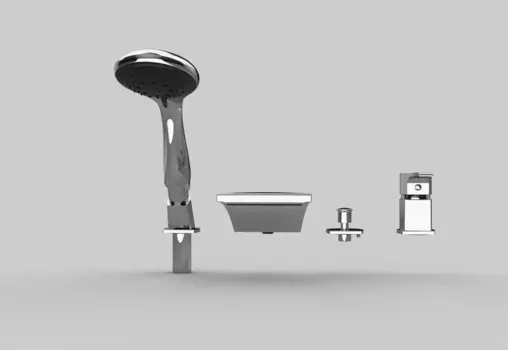 Смеситель для ванны GPD ATROS MAK66