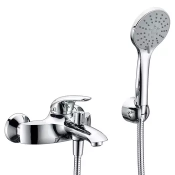 Смеситель для ванны и для душа Wasserkraft Rossel 2801 с душевой лейкой, хром