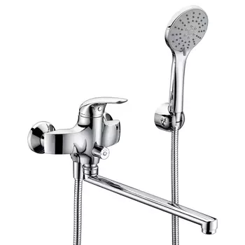 Смеситель для ванны Wasserkraft Rossel 2802L с душевой лейкой, хром