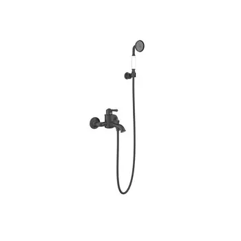 Смеситель для ванны и душа Aquatek Классик AQ1549MB черный матовый