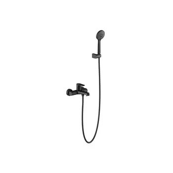 Смеситель для ванны и душа Aquatek Оберон AQ1249MB черный матовый