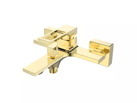 Смеситель для ванны и душа BelBagno Luce LUC-VAS-ORO золото