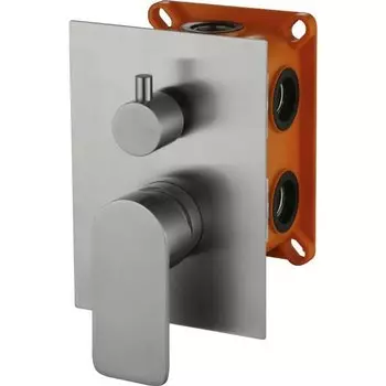 Смеситель для ванны и душа BelBagno Nova NOV-SDMC-IN матовый хром