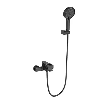 Смеситель для ванны и душа Black&White 9101MB черный матовый