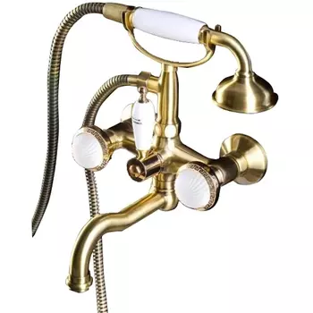 Смеситель для ванны с душем Boheme Satine 313-ST бронза