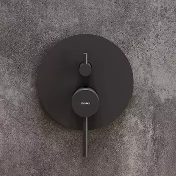 Смеситель для ванны и душа Damixa Scandinavian Pure 367100300 встраиваемый, черный