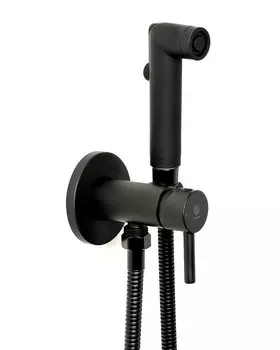 Гигиенический душ со смесителем Orange Karl M05-888b черный