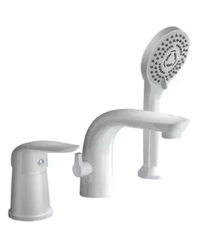 Смеситель для ванны Orange M60-333w белый