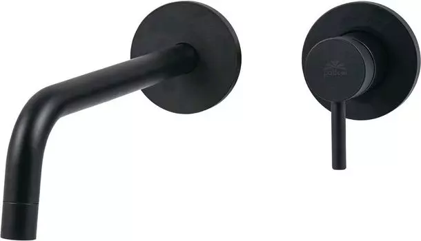 Смеситель для ванны и душа Paffoni Light LIG006NO70 со встраиваемой частью чёрный матовый