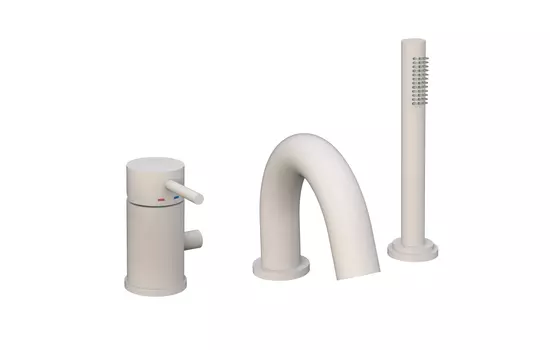 Смеситель для ванны Paffoni Light LIG047BO белый матовый