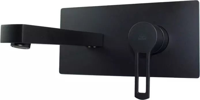 Смеситель для ванны и душа Paffoni Ringo RIN105NO со встраиваемой частью чёрный матовый