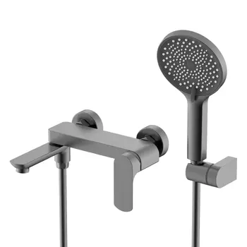 Смеситель для ванны и душа Raglo R03 R03.30.09 графит