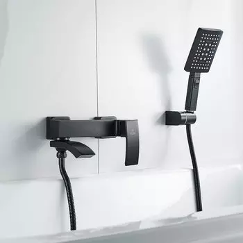 Смеситель для ванны и душа Rose R1552H черный