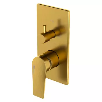 Смеситель для ванны и душа Wasserkraft Aisch 5500 5571 золото