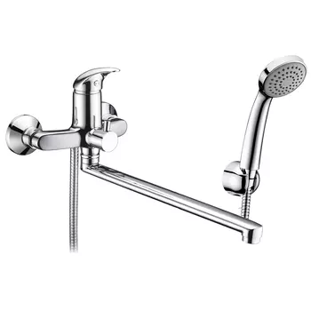 Смеситель для ванны Wasserkraft Isen 2602L с душевой лейкой, хром
