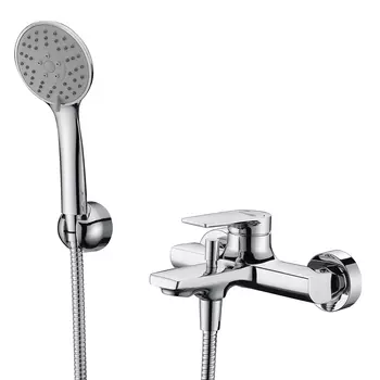 Смеситель для ванны и душа Wasserkraft Lopau 3201 с душевой лейкой, хром